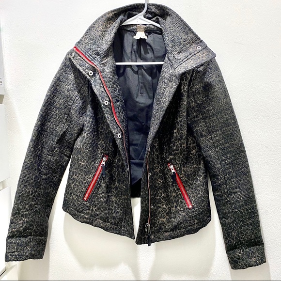 ✨ Free People We The Free | Leopard Moto Jacket - Picture 2 of 8